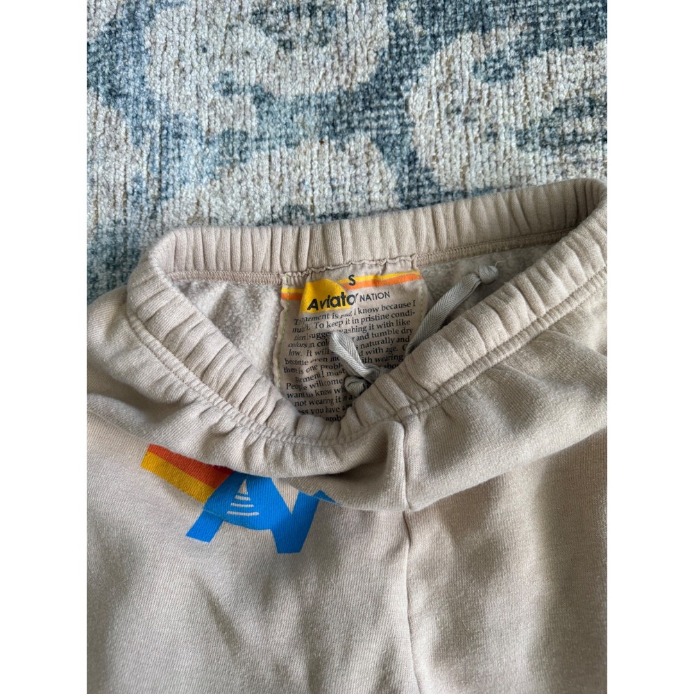 Aviator Nation Logo Sweatpants Small Pristine Condition No Flaws - Picture 3 of 4